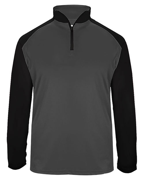 Badger 4006 Men Ultimate SoftLock™ Sport Quarter-Zip Pullover at GotApparel
