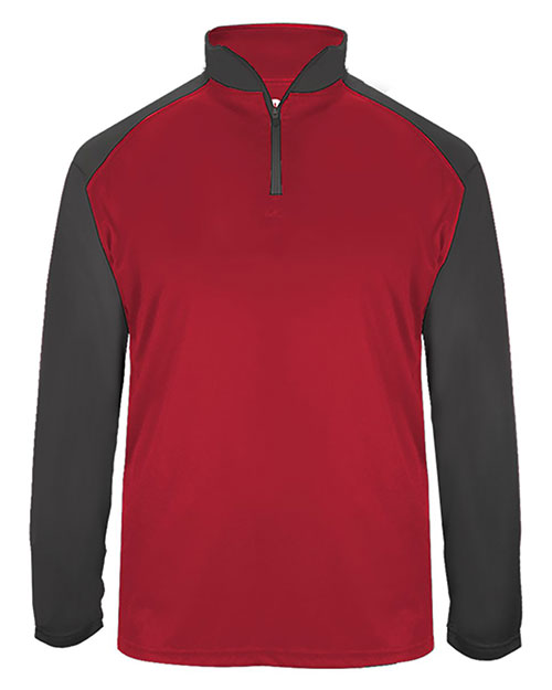 Badger 4006 Men Ultimate SoftLock™ Sport Quarter-Zip Pullover at GotApparel