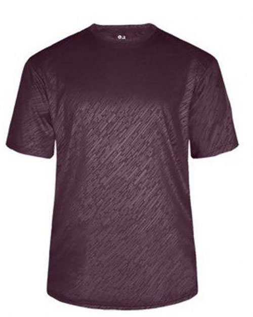 Badger 4131 Line Embossed T-Shirt at GotApparel