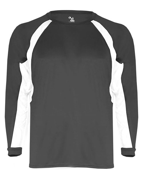 Badger 4154  B-Core Hook Long Sleeve T-Shirt at GotApparel