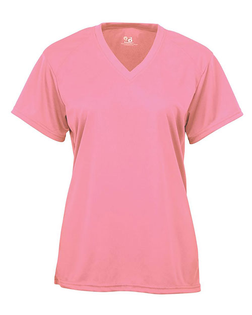 Badger 4162 Women’s B-Core V-Neck T-Shirt at GotApparel