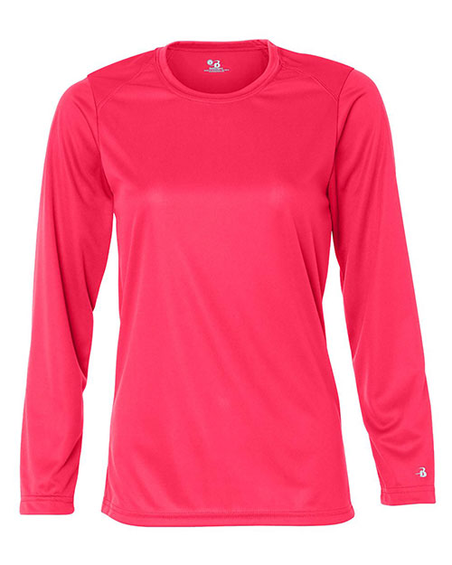 Badger 4164 Women BDry Core Long Sleeve Tee at GotApparel