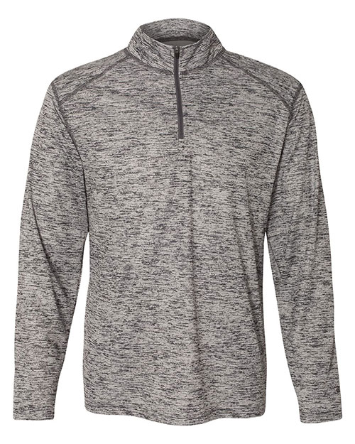 Badger 4172 Tonal Blend Quarter-Zip Pullover at GotApparel