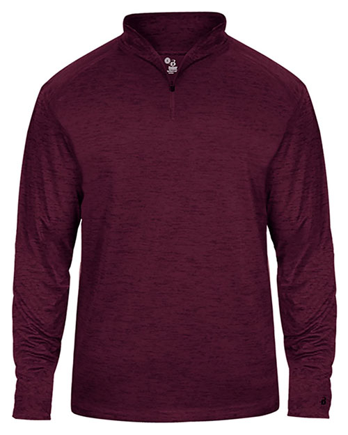 Badger 4172 Tonal Blend Quarter-Zip Pullover at GotApparel