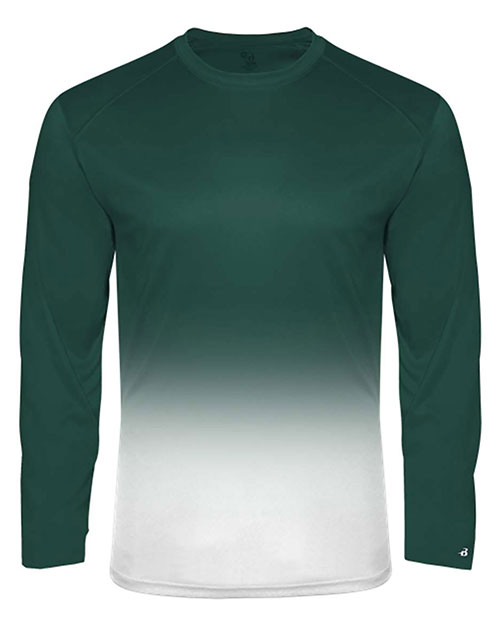 Badger 4204 Ombre Long Sleeve T-Shirt at GotApparel