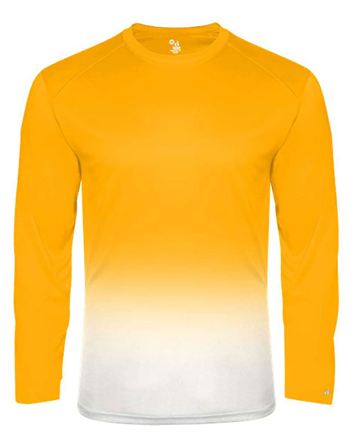 Badger 4204 Ombre Long Sleeve T-Shirt at GotApparel