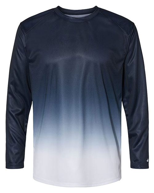 Badger 4204  Ombre Long Sleeve T-Shirt at GotApparel