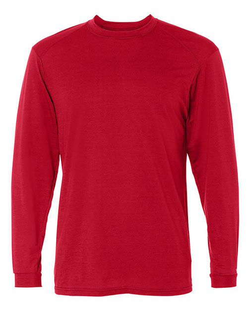 Badger 4804  B-Tech Cotton-Feel Long Sleeve T-Shirt at GotApparel