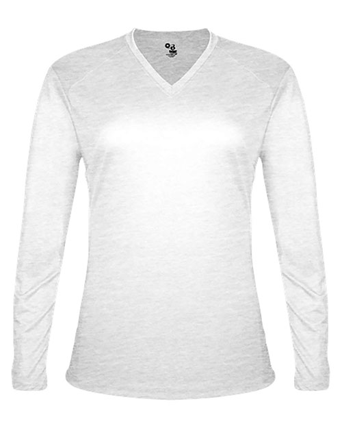 Badger 4964 Women's Tri-Blend Long Sleeve T-Shirt at GotApparel