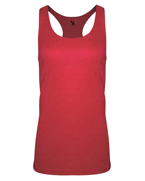 Badger 4966 Women's Triblend Racerback at GotApparel