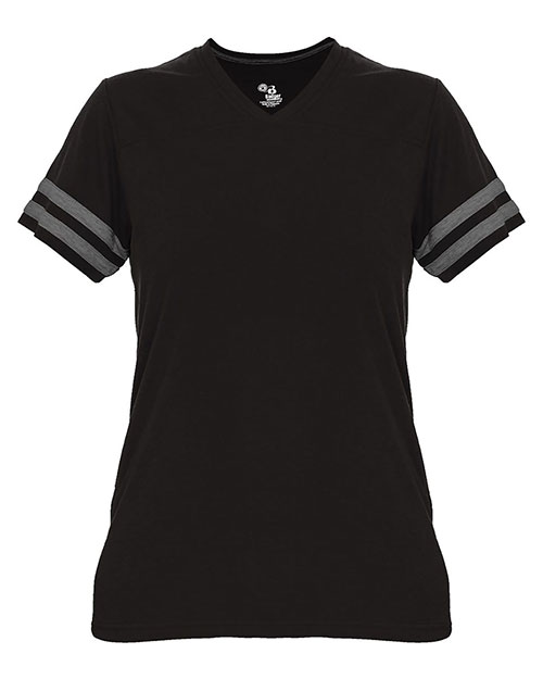Badger 4967 Women 's Tri-Blend Fan T-Shirt at GotApparel