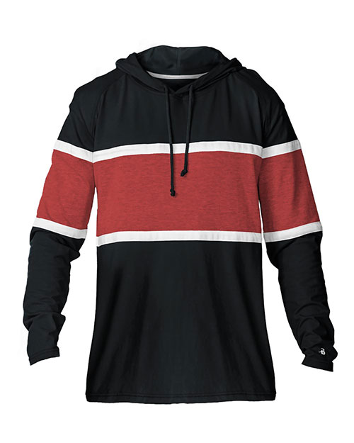 Badger 4981 Unisex United Hooded T-Shirt at GotApparel