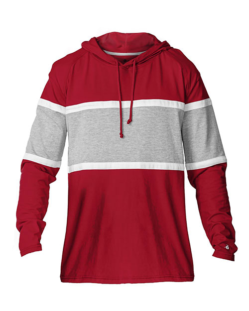 Badger 4981 Unisex United Hooded T-Shirt at GotApparel