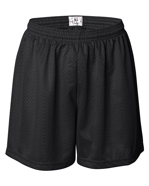 Badger 7216 Women's Pro Mesh 5-Inch Shorts with Solid Liner at GotApparel