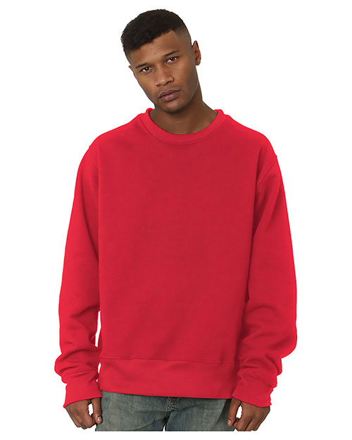 Bayside 4025 Men USA-Made Super Heavy Oversized Crewneck Sweatshirt at GotApparel