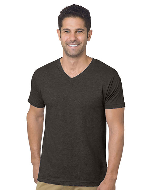 Bayside 5025 Men USA-Made V-Neck T-Shirt at GotApparel