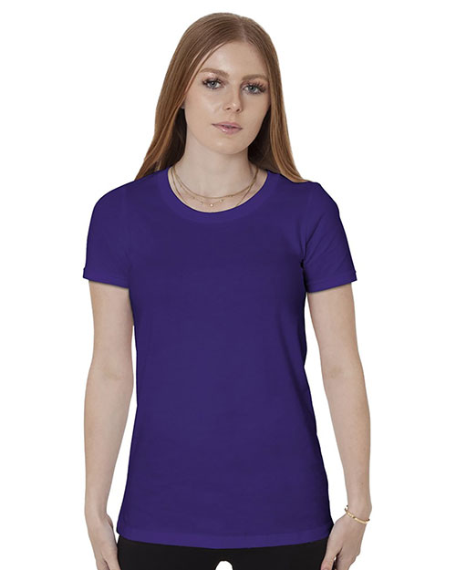 Bayside 5850 Ladies' Fine Jersey T-Shirt at GotApparel