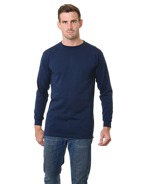 Bayside 6200 Men USA-Made Tall Long Sleeve T-Shirt at GotApparel