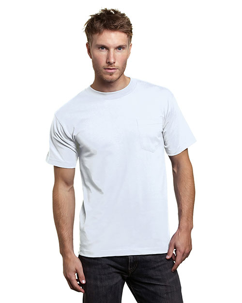 Bayside 7100 Men USA-Made T-Shirt with a Pocket at GotApparel