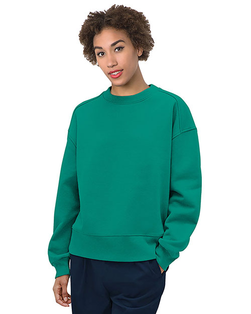 Bayside 7702BA Ladies' Crewneck Sweatshirt at GotApparel
