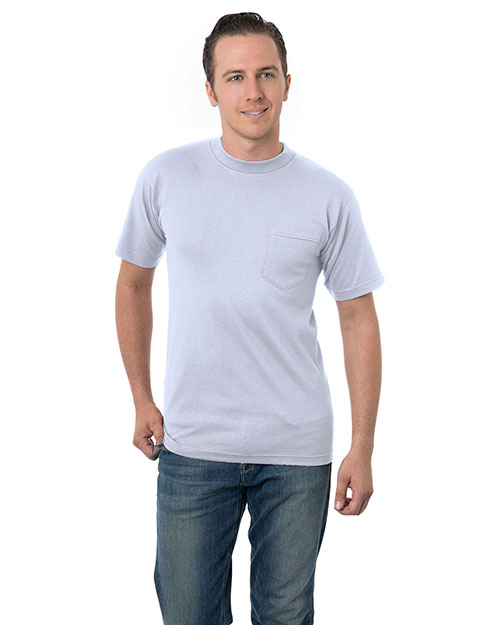 Bayside BA3015 Adult 6.1 oz Cotton Pocket T-Shirt at GotApparel