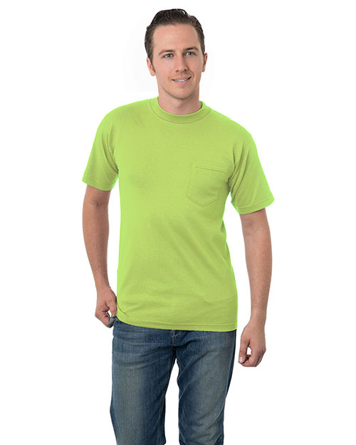Bayside BA3015 Adult 6.1 oz Cotton Pocket T-Shirt at GotApparel