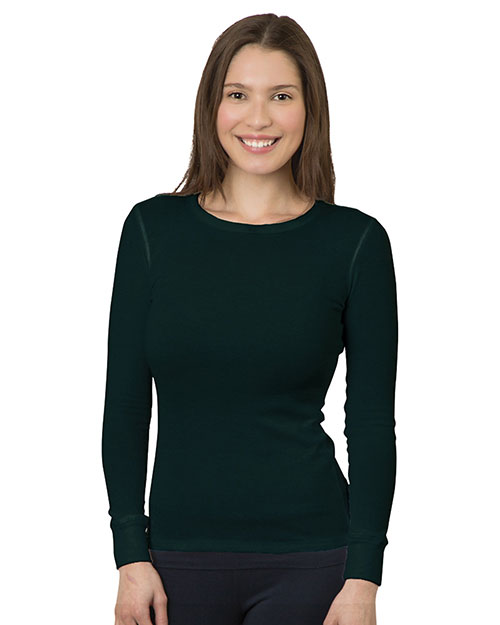 Bayside BA3420 Ladies' Long-Sleeve Thermal Shirt at GotApparel