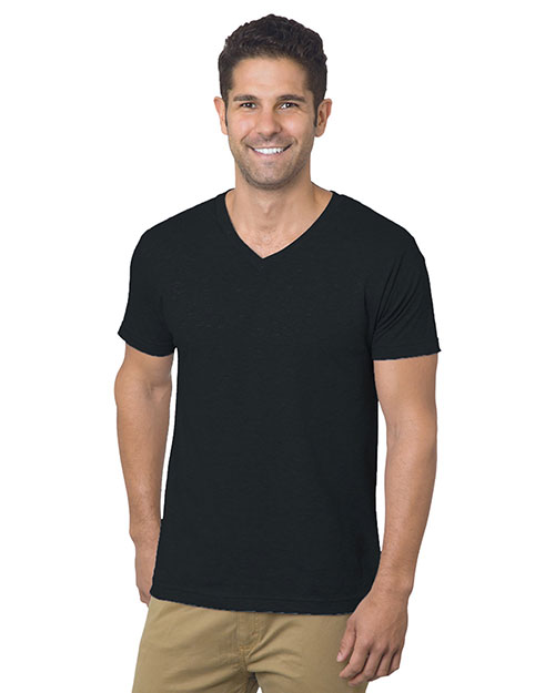 Bayside BA5025 Unisex 4.2 oz Fine Jersey V-Neck T-Shirt at GotApparel