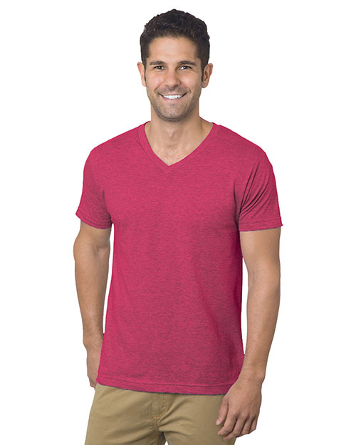 Bayside BA5025 Unisex 4.2 oz Fine Jersey V-Neck T-Shirt at GotApparel