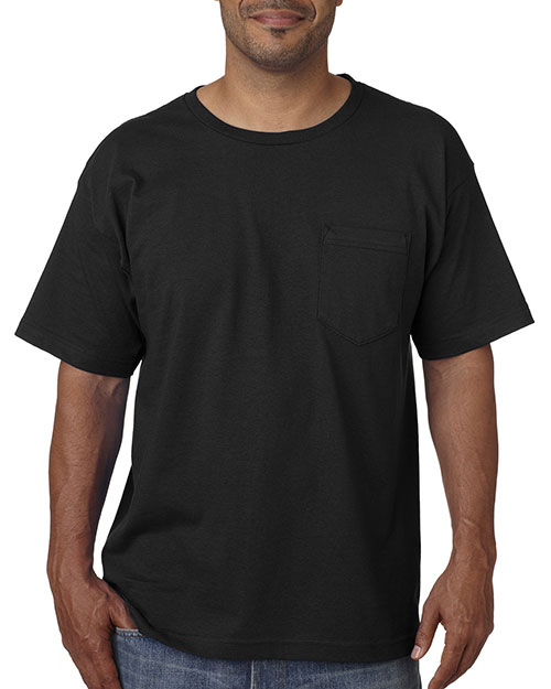Bayside 5070 Men Short-Sleeve Tee With Pocket 6-Pack at GotApparel