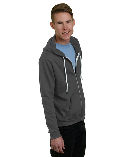 Bayside BA875 Unisex 7 oz Full-Zip Fashion Hooded Sweatshirt at GotApparel