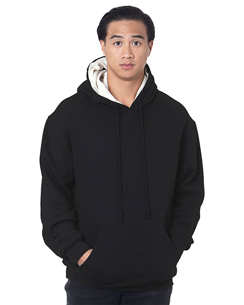 Bayside BA930  Adult Super Heavy Thermal-Lined Hooded Sweatshirt at GotApparel