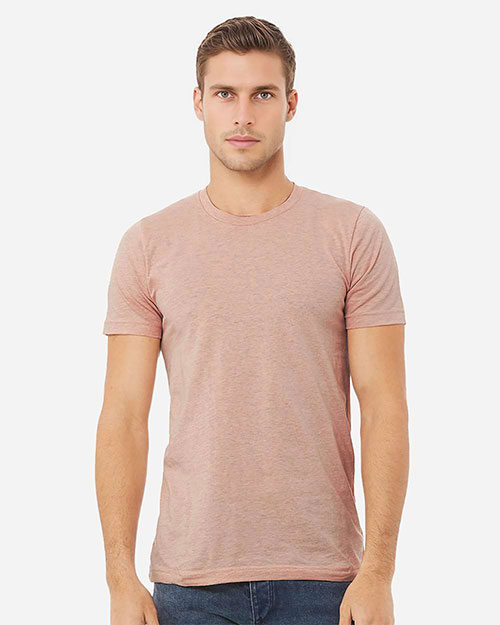 Bella + Canvas 3001CVC Men 4.2 oz Heather CVC T-Shirt at GotApparel
