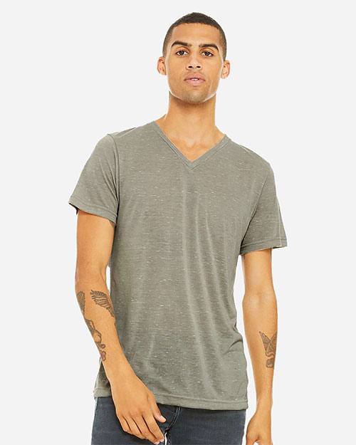 Bella + Canvas 3655C Unisex Short-Sleeve V-Neck Jersey Tee at GotApparel