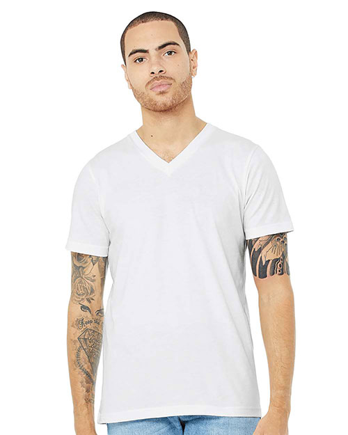 Bella + Canvas 3005CVC Unisex Short-Sleeve V-Neck Jersey Tee at GotApparel