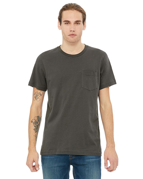 Bella + Canvas 3021 Men Short-Sleeve Pocket T-Shirt at GotApparel