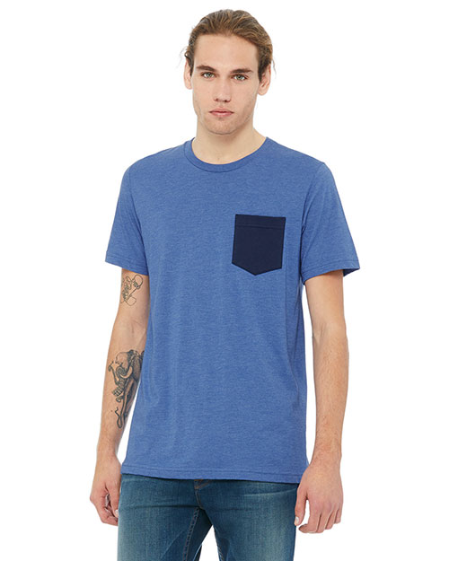 Bella + Canvas 3021 Men Short-Sleeve Pocket T-Shirt at GotApparel