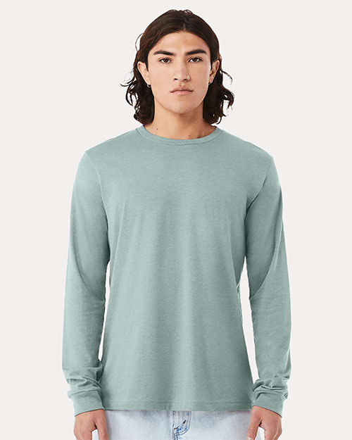 Bella + Canvas 3501CVC Men Jersey Long-Sleeve T-Shirt at GotApparel