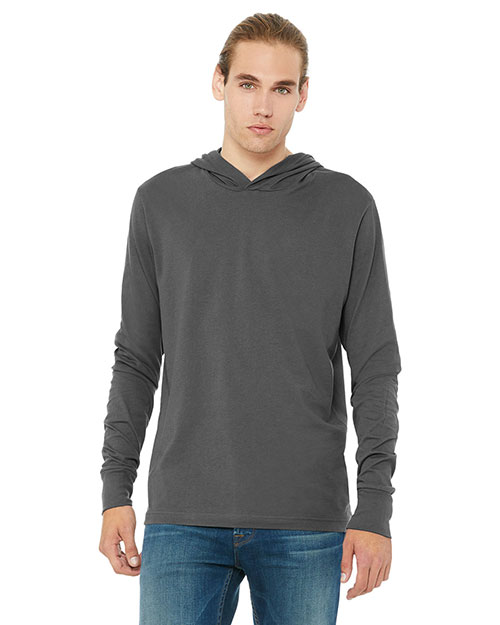 Bella + Canvas 3512 Unisex Jersey Long-Sleeve Hoodie at GotApparel
