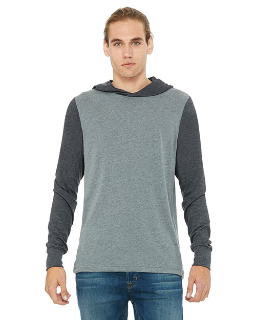 Bella + Canvas 3512 Unisex Jersey Long-Sleeve Hoodie at GotApparel