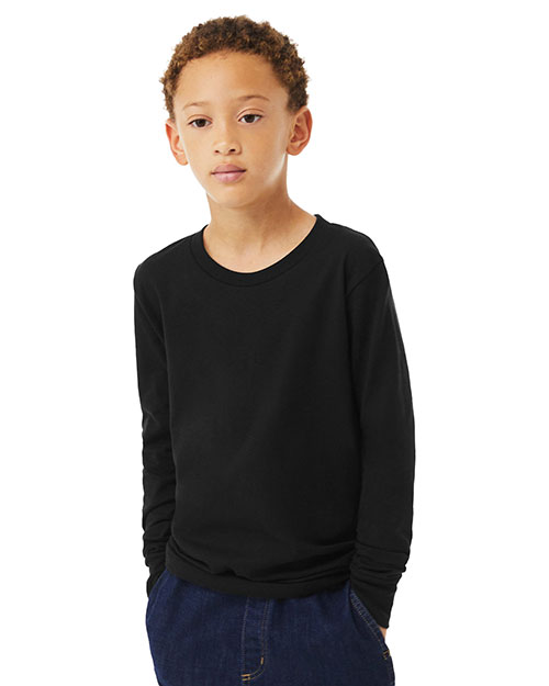 Bella + Canvas 3513Y  Youth Triblend Long-Sleeve T-Shirt at GotApparel