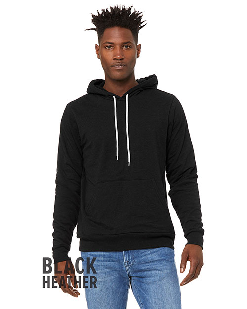 Bella + Canvas 3719 Poly Cotton Fleece Pullover Unisex Hoodie at GotApparel