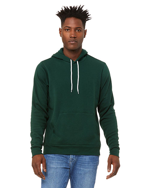 Bella + Canvas 3719 Poly Cotton Fleece Pullover Unisex Hoodie at GotApparel
