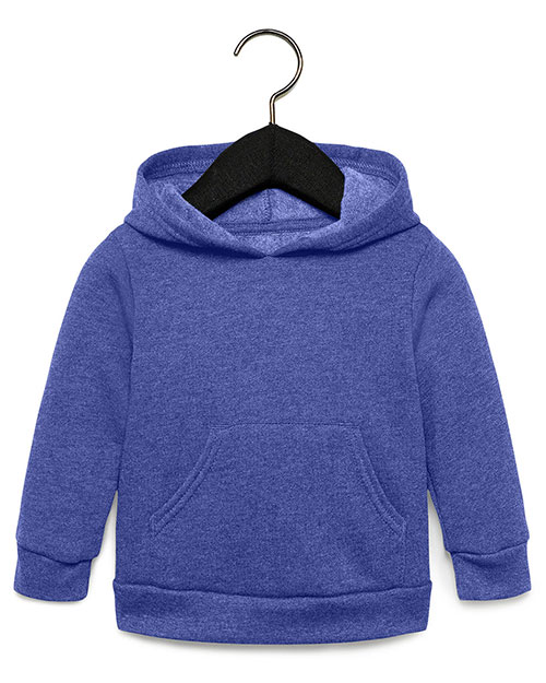 Bella + Canvas 3719T Toddler Sponge Fleece Pullover Hooded Sweatshirt at GotApparel