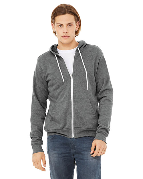 Bella + Canvas 3739 Unisex Sponge Fleece Full-Zip Hoodie at GotApparel