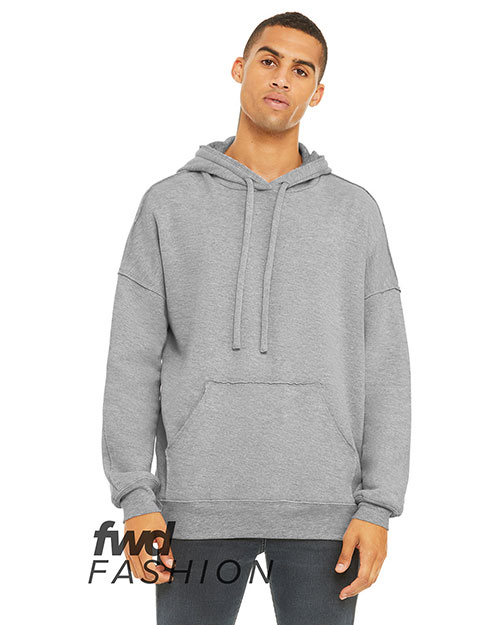 Bella + Canvas 3742C FWD Fashion Unisex Raw Seam Hooded Sweatshirt at GotApparel