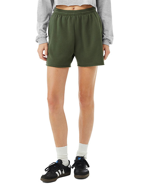 Bella + Canvas 3787  Ladies' Cutoff Sweatshort at GotApparel