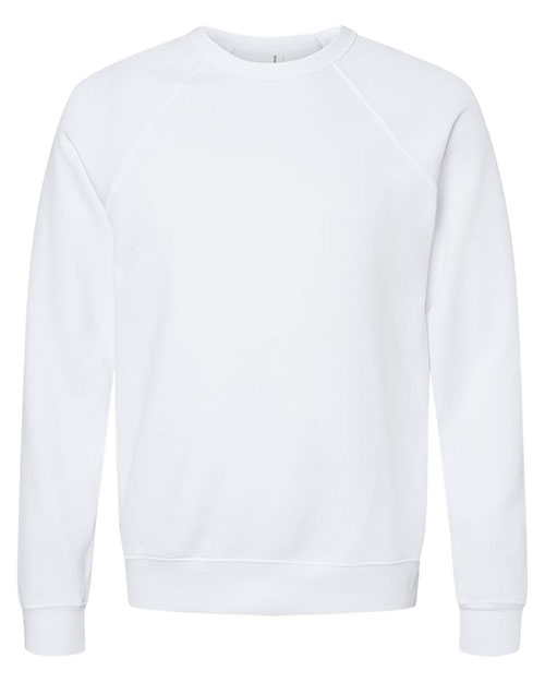 Bella + Canvas 3901 Men Sponge Fleece Raglan Crewneck Sweatshirt at GotApparel