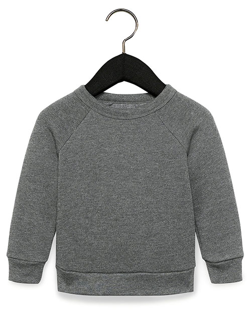 Bella + Canvas 3901T  Toddler Sponge Fleece Raglan Sweatshirt at GotApparel