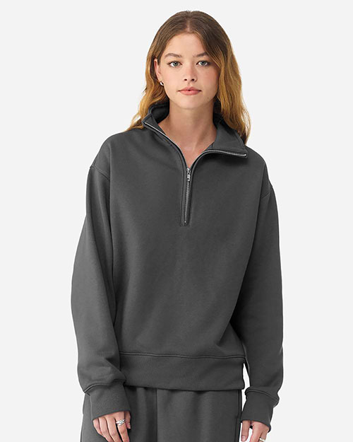 Bella + Canvas 4740 Unisex 10 oz Quarter-Zip Pullover Sweatshirt at GotApparel